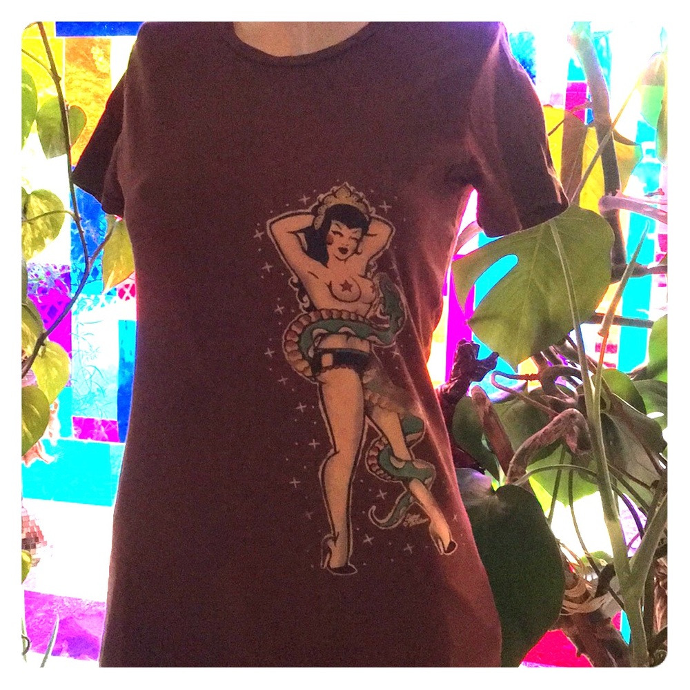 Vintage Lucky 13 girly T-shirt